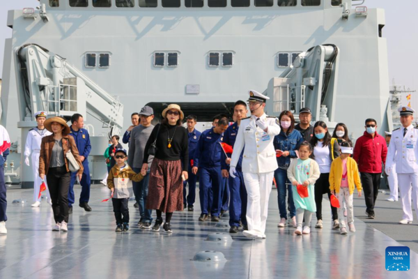 China Focus: PLA Navy's Founding Anniversary Commemorated with Public Celebrations