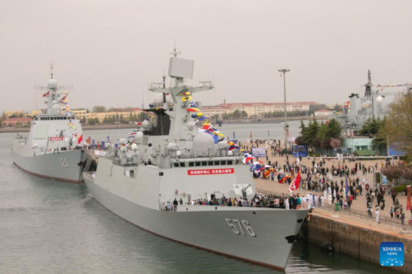 China Focus: PLA Navy's Founding Anniversary Commemorated with Public Celebrations