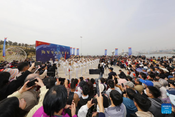 China Focus: PLA Navy's Founding Anniversary Commemorated with Public Celebrations