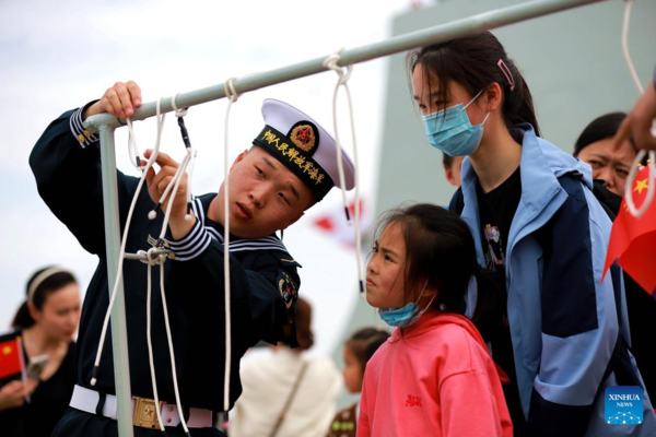 China Focus: PLA Navy's Founding Anniversary Commemorated with Public Celebrations