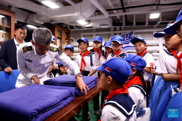 China Focus: PLA Navy's Founding Anniversary Commemorated with Public Celebrations