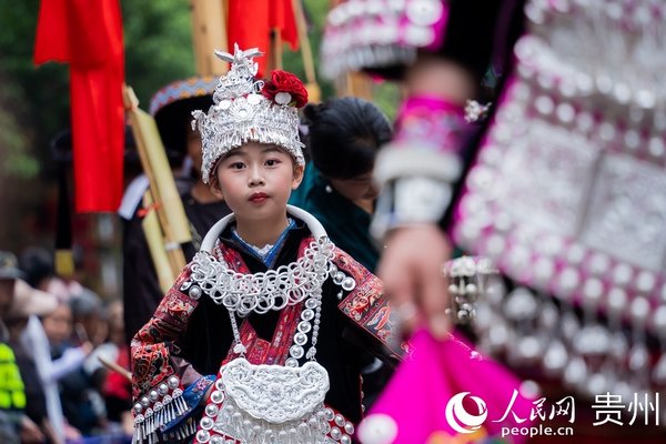 People Celebrate Miao Sisters Festival in SW China's Guizhou