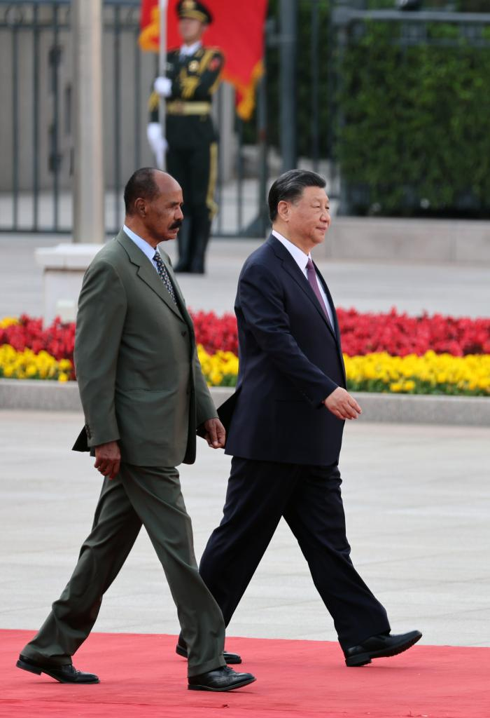 Xi Holds Talks with Eritrean President