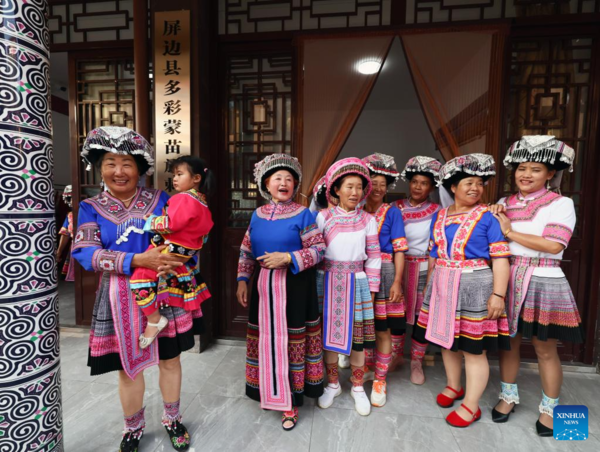 Embroidery Industry Provides Jobs for Local Women of Miao Ethnic Group in Yunnan County