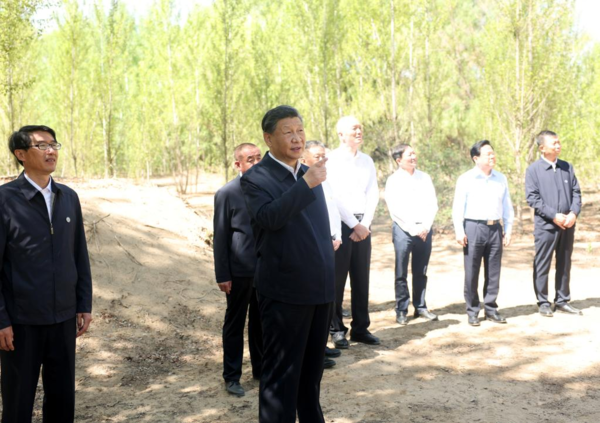 Xinhua Headlines-Xi Focus: Xi Urges Sustained Efforts to Curb Desertification