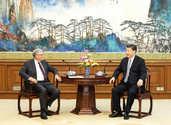 Xi Meets with Bill Gates