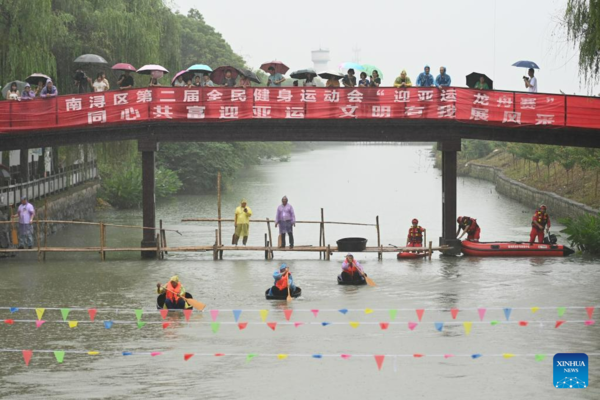 Villagers Mark Upcoming Dragon Boat Festival in E China's Zhejiang