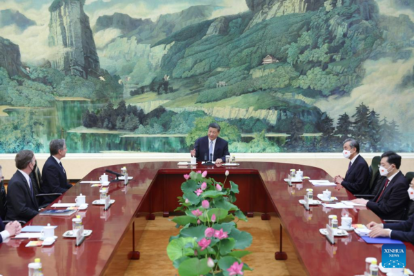 Xi Meets Blinken in Beijing