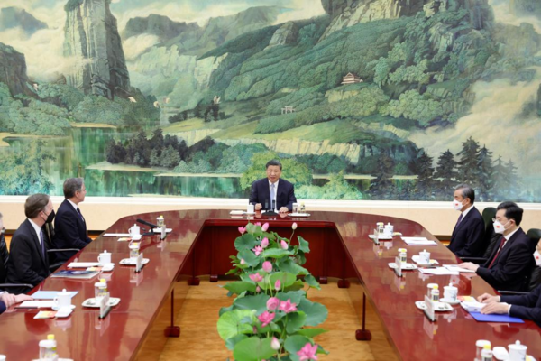 Xi Meets Blinken in Beijing