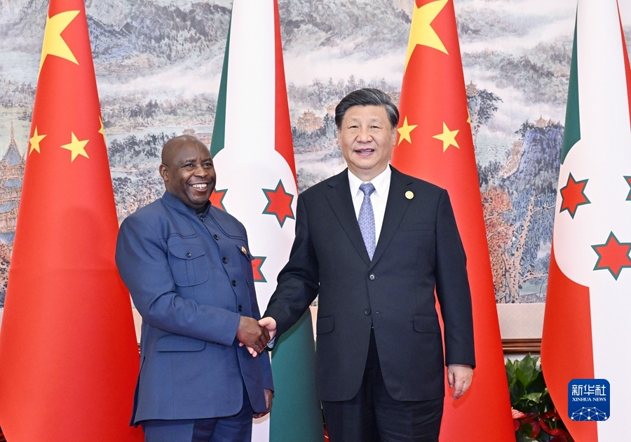 Xi meets Burundian President