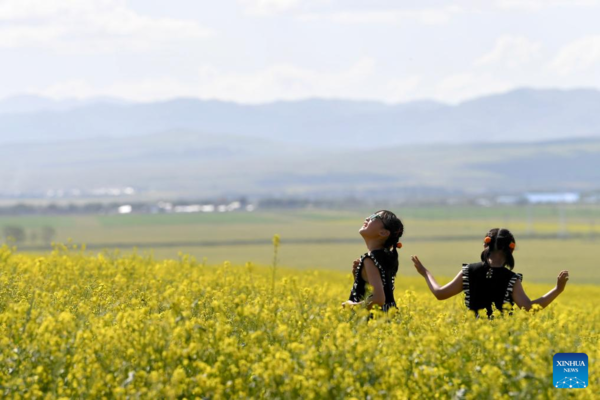 NW China's Zhaosu County Enters Peak Tourism Season in Summer