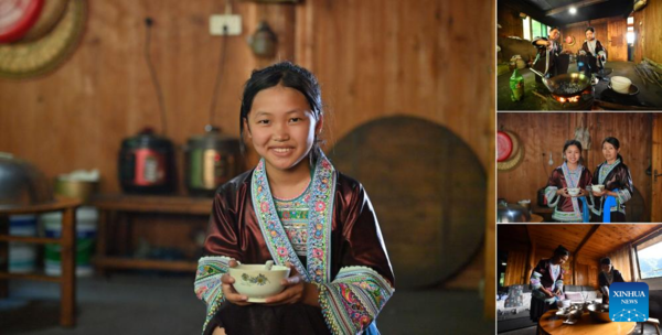 Students Learn About Intangible Cultural Heritages in Summer Vacation in Guangxi, S China