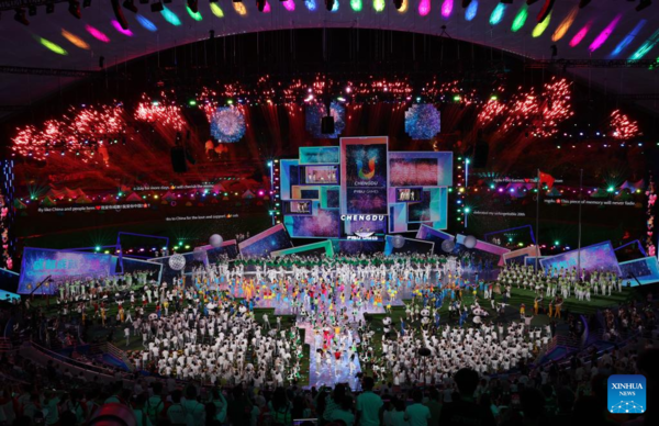 Closing Ceremony of 31st FISU Summer World University Games Held in Chengdu