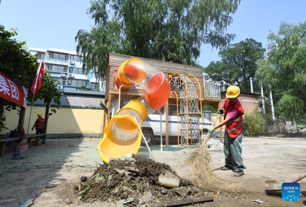 Schools Carry out Post-Disaster Reconstruction in Beijing