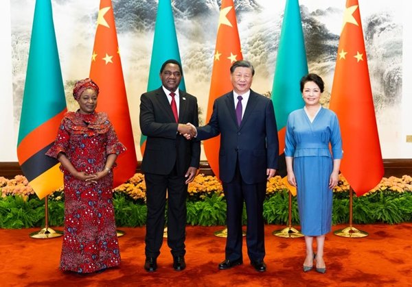 Xi, Hichilema Announce Elevation of China-Zambia Ties