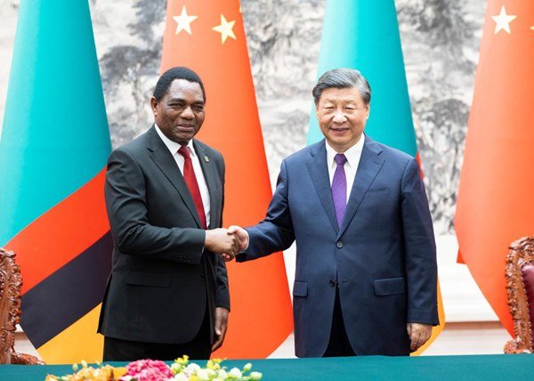 Xi, Hichilema Announce Elevation of China-Zambia Ties