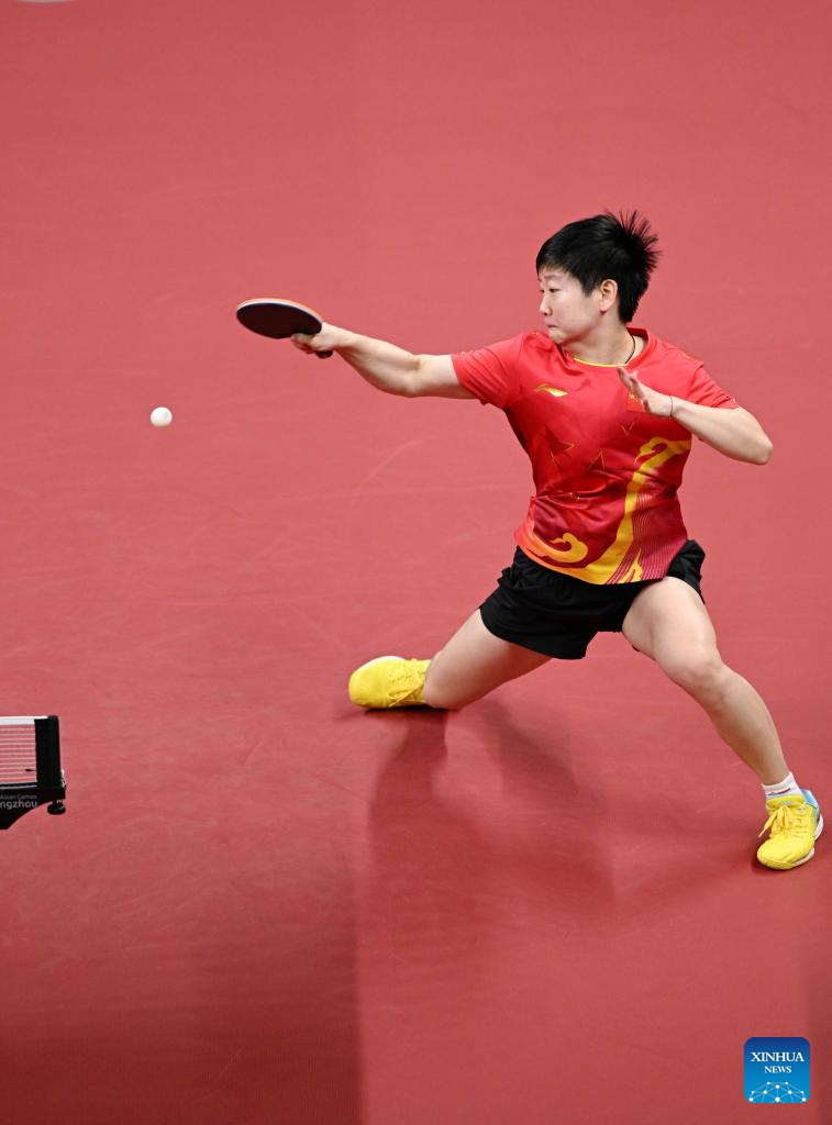 China Takes 5th Consecutive Women's Team Title in Asiad Table Tennis