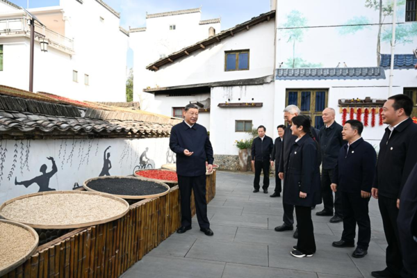 Xi Inspects Jingdezhen, Shangrao in East China's Jiangxi Province