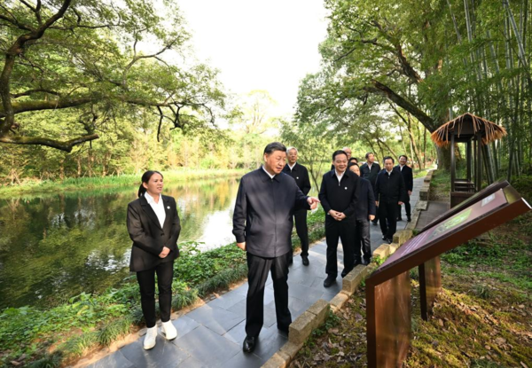 Xi Inspects Jingdezhen, Shangrao in East China's Jiangxi Province