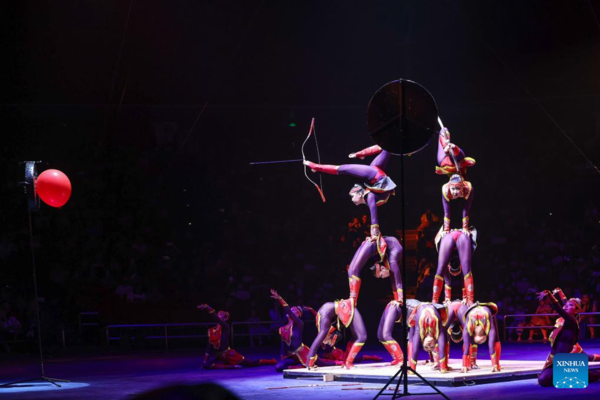 Acrobats from Home, Abroad Perform During 7th China Int'l Circus Festival