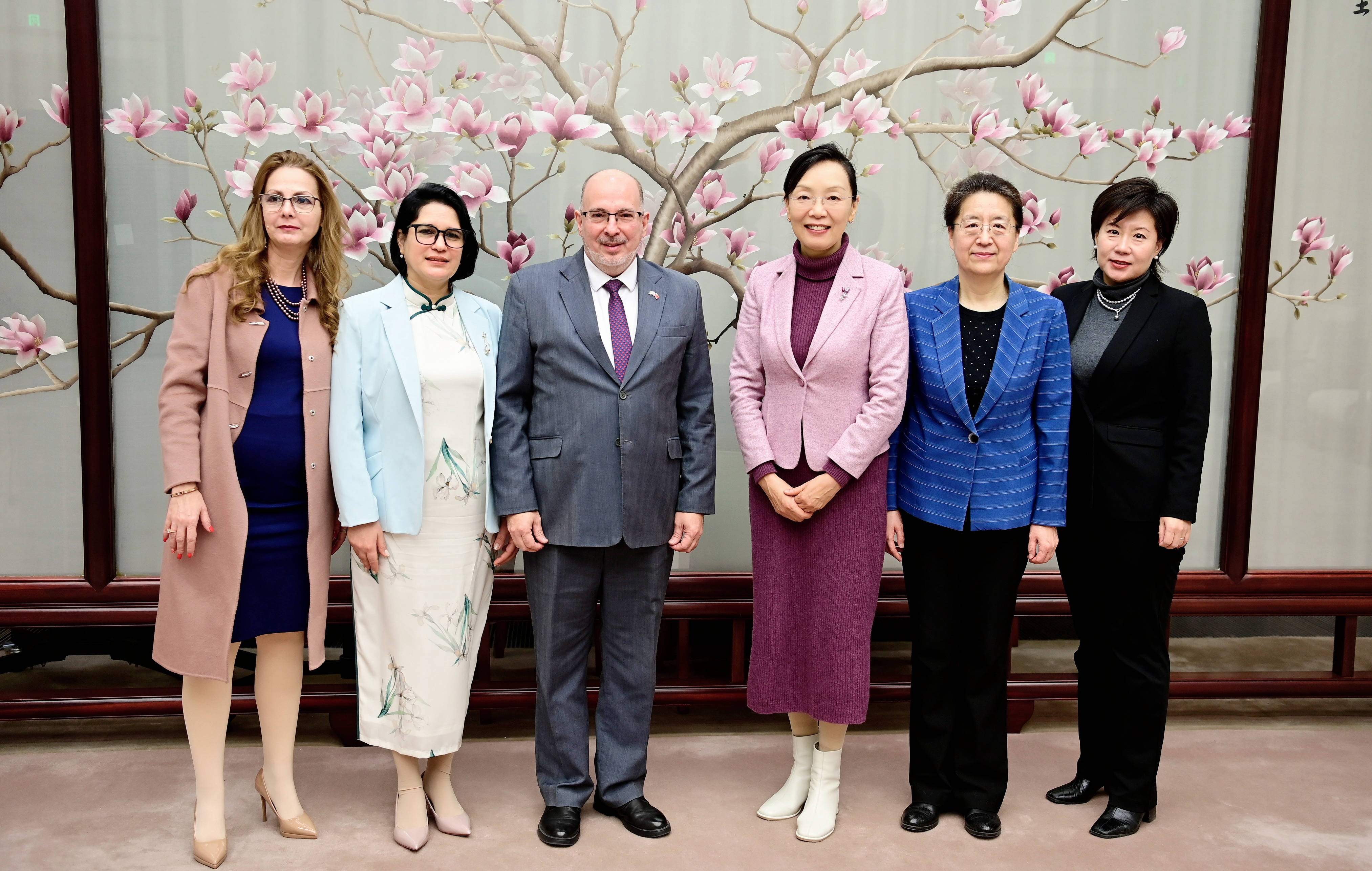 Lin Meets Cuban Ambassador to China