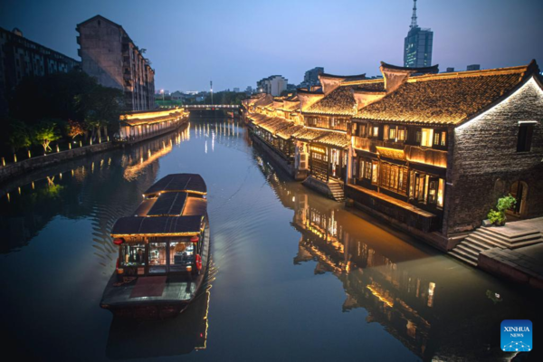 Revitalized Yuehe Historical Area Becomes Tourist Attraction in Jiaxing, E China