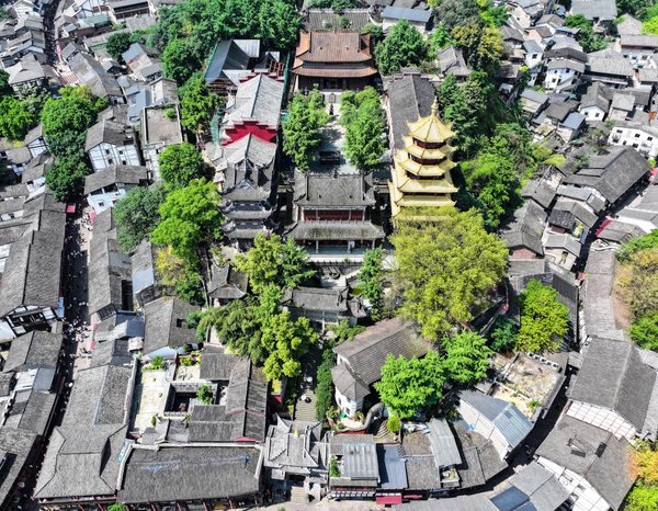 FlyOverChina | SW China's Chongqing Preserves Charm of Ciqikou Ancient Town in Urban Renewal