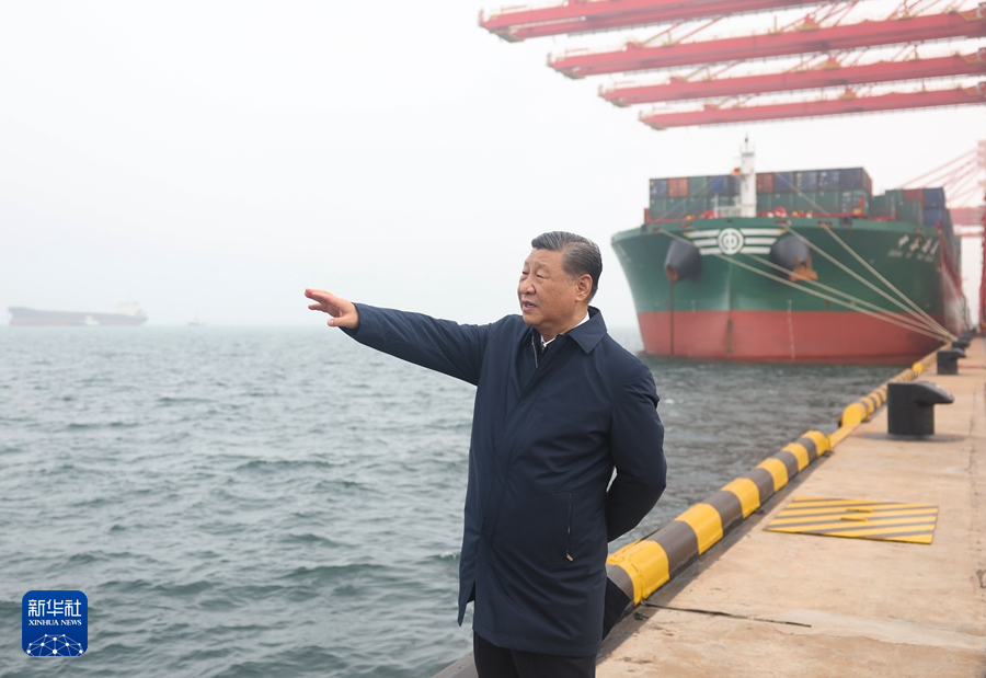 Xinhua Headlines: Xi Calls for Furthering Reform to Power Modernization in Shandong Inspection