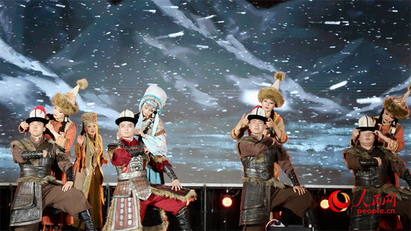 Song and Dance Drama 'Epic of Manas' Performed During International Cultural Tourism Festival in NW China's Xinjiang