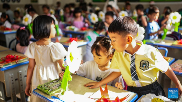 Schools Across China Host Activities to Mark Start of New Semester