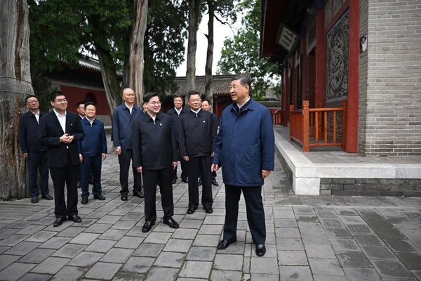 Xi Makes Inspections in NW China's Shaanxi, Gansu Provinces