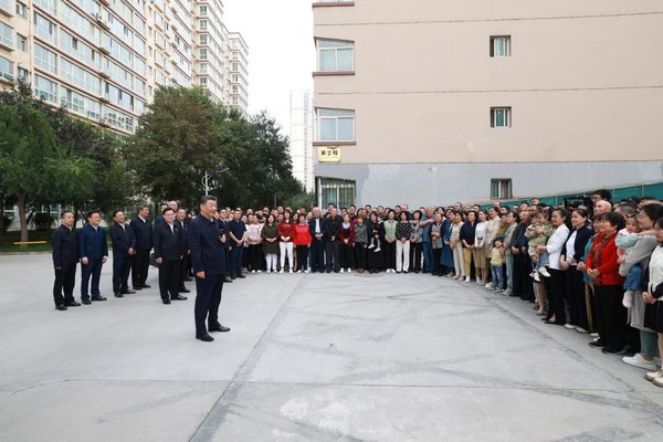 Xi Inspects Lanzhou in NW China's Gansu Province