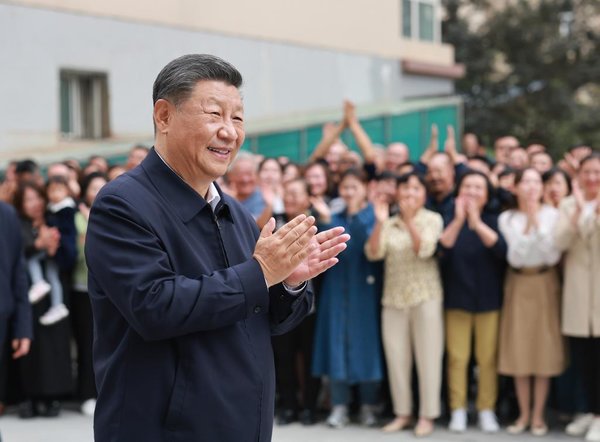 Xi Inspects Lanzhou in NW China's Gansu Province