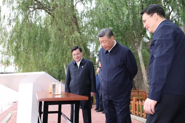 Xi Inspects Lanzhou in NW China's Gansu Province