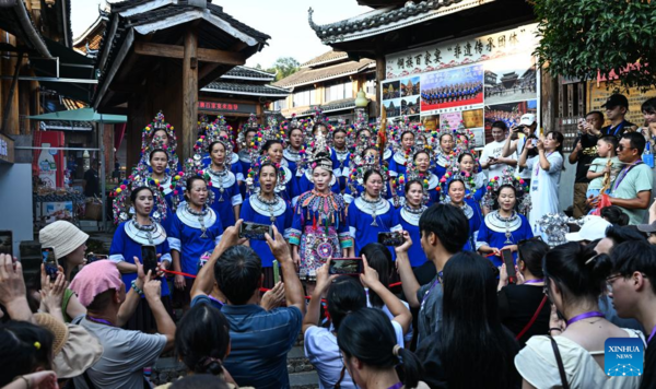 Inheritor of Grand Song of Dong Ethnic Group in Guangxi