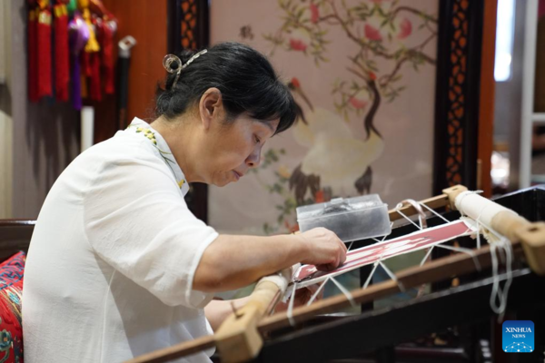 Intangible Cultural Heritage Inheritor Revives Gan Hair Embroidery in E China