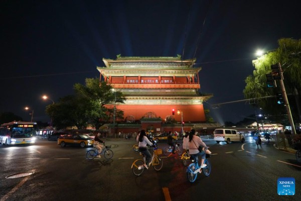 Landmarks in Beijing to Be Illuminated to Mark 75th Founding Anniversary of PRC