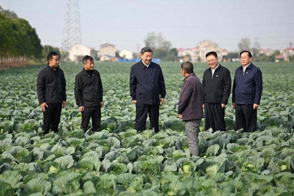 Xi Inspects Central China's Hubei Province