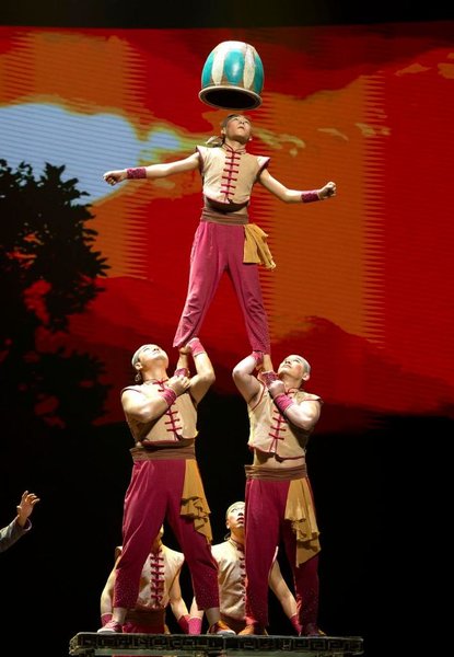 China's Young Acrobatic Talents Stage Performances in Beijing