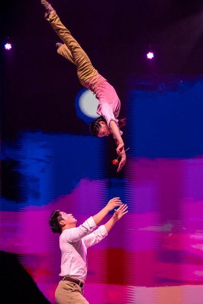 China's Young Acrobatic Talents Stage Performances in Beijing