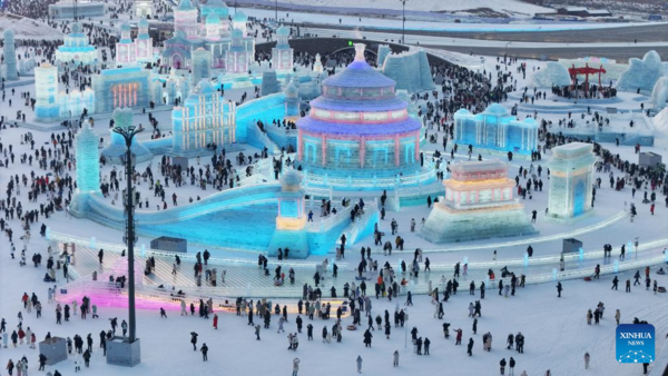 World's Largest Ice-and-Snow Theme Park Opens on Winter Solstice in China's 'City of Ice'