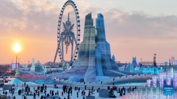 World's Largest Ice-and-Snow Theme Park Opens on Winter Solstice in China's 'City of Ice'