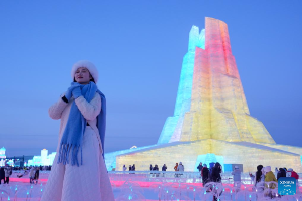 41st Harbin Int'l Ice and Snow Festival Kicks Off