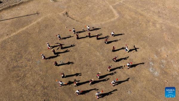 Inheritor of Traditional Reba Dance in Xizang