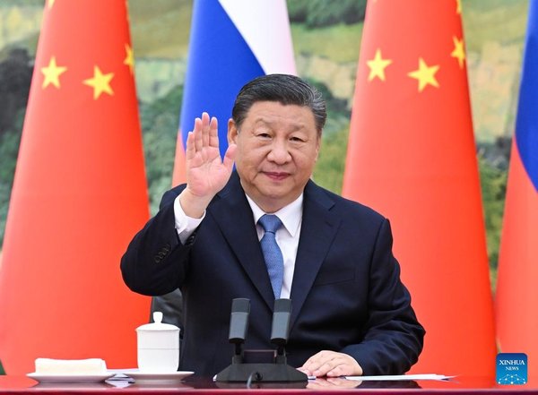 Xi Speaks with Putin, Calling on China, Russia to Uphold Int'l Fairness, Justice