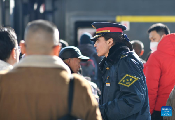 Ethnic Tajik Train Conductor's Journey amid China's Spring Festival Travel Season