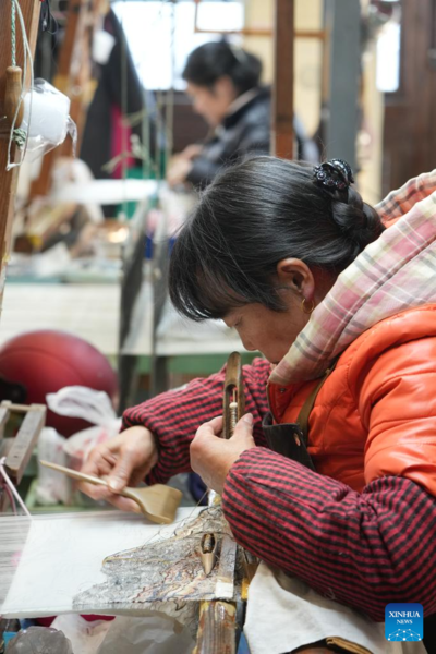 Inheritor of Kesi Weaving Technique in NW China