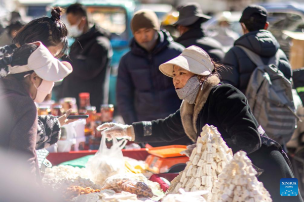 People in Lhasa Make Preparations for Upcoming Tibetan New Year