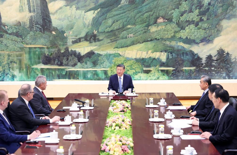 Xi Meets Russian Federation Security Council Secretary