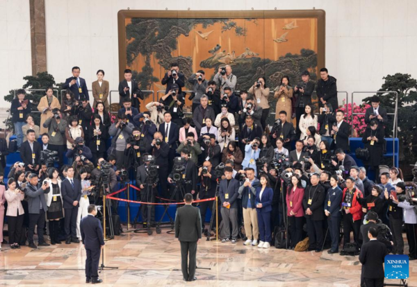 NPC Deputies Attend Group Interview Ahead of Annual Session of China's Top Legislature